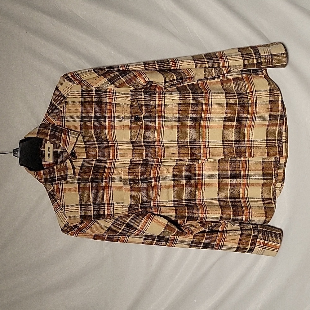 Taylor Stitch | The Crater Shirt in Tan Plaid | S